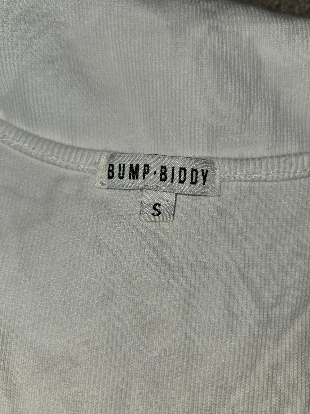 Bump·Biddy White Ribbed Tank Dress - Picture 2 of 5